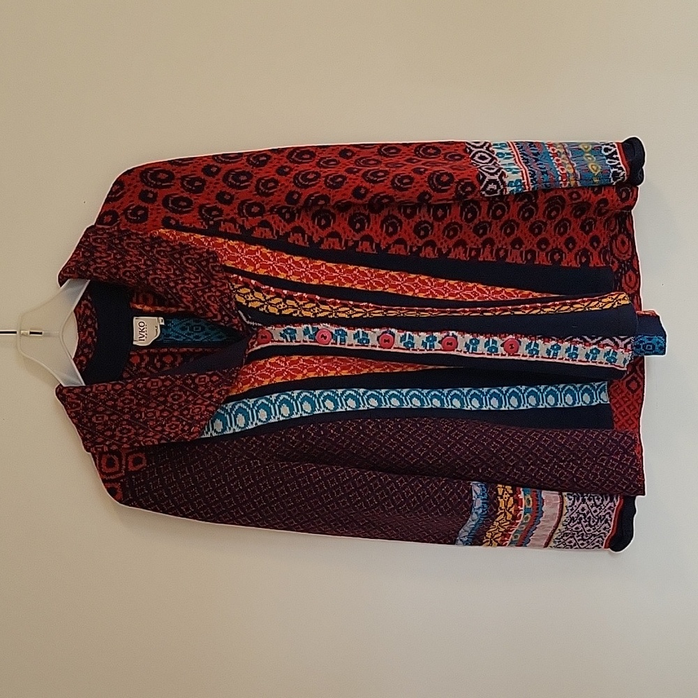 IVKO WOMAN Multi-Colored 100% Wool Sweater Size 38